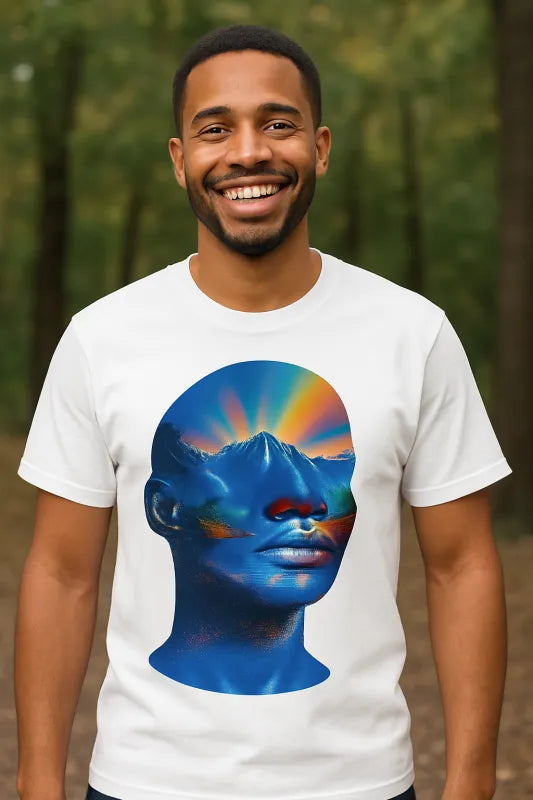 Mindscape Oasis: Explore Your Inner Paradise - Unisex Premium T-Shirt