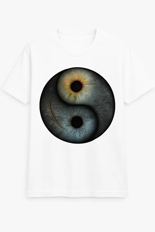 Visionary Balance: Yin Yang Eyes - Unisex Premium T-Shirt