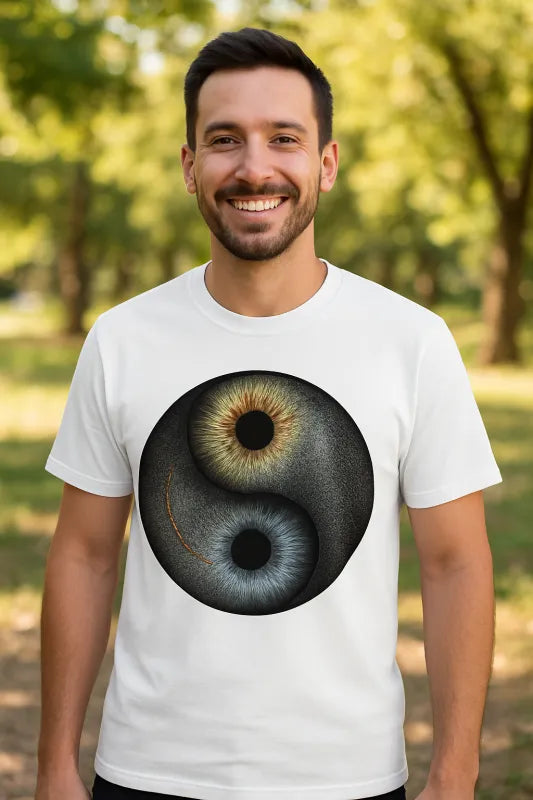 Visionary Balance: Yin Yang Eyes - Unisex Premium T-Shirt