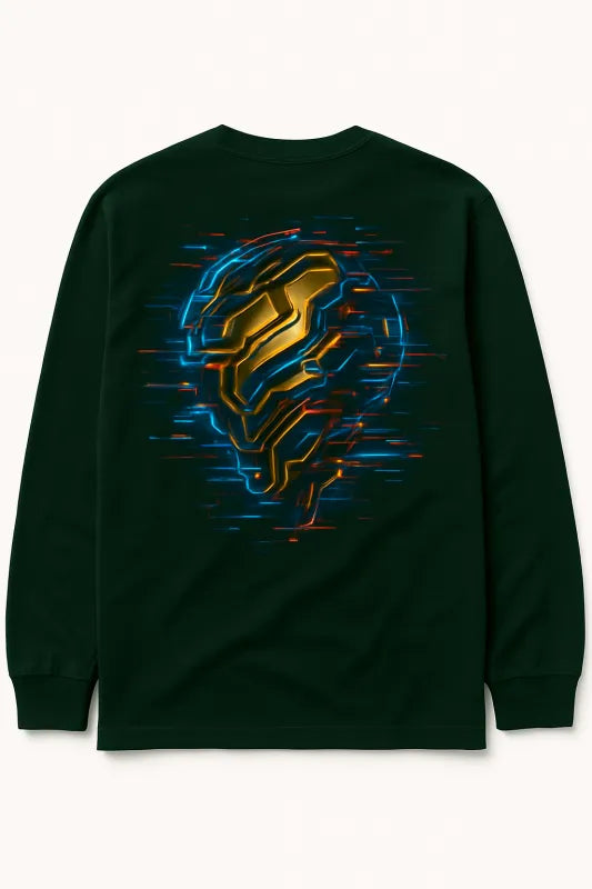 Neon Neuro: Tech Meets Fashion - Men's Long Sleeved T-Shirt